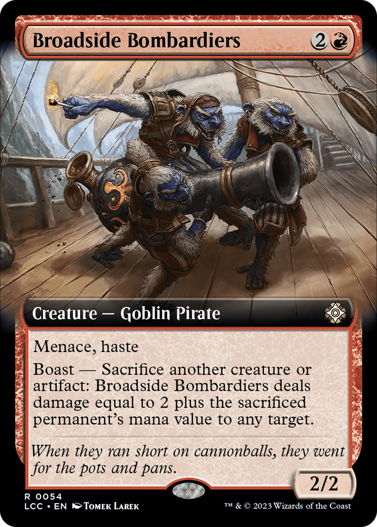 Broadside Bombardiers (Extended Art) [The Lost Caverns of Ixalan Commander] | Red Riot Games CA