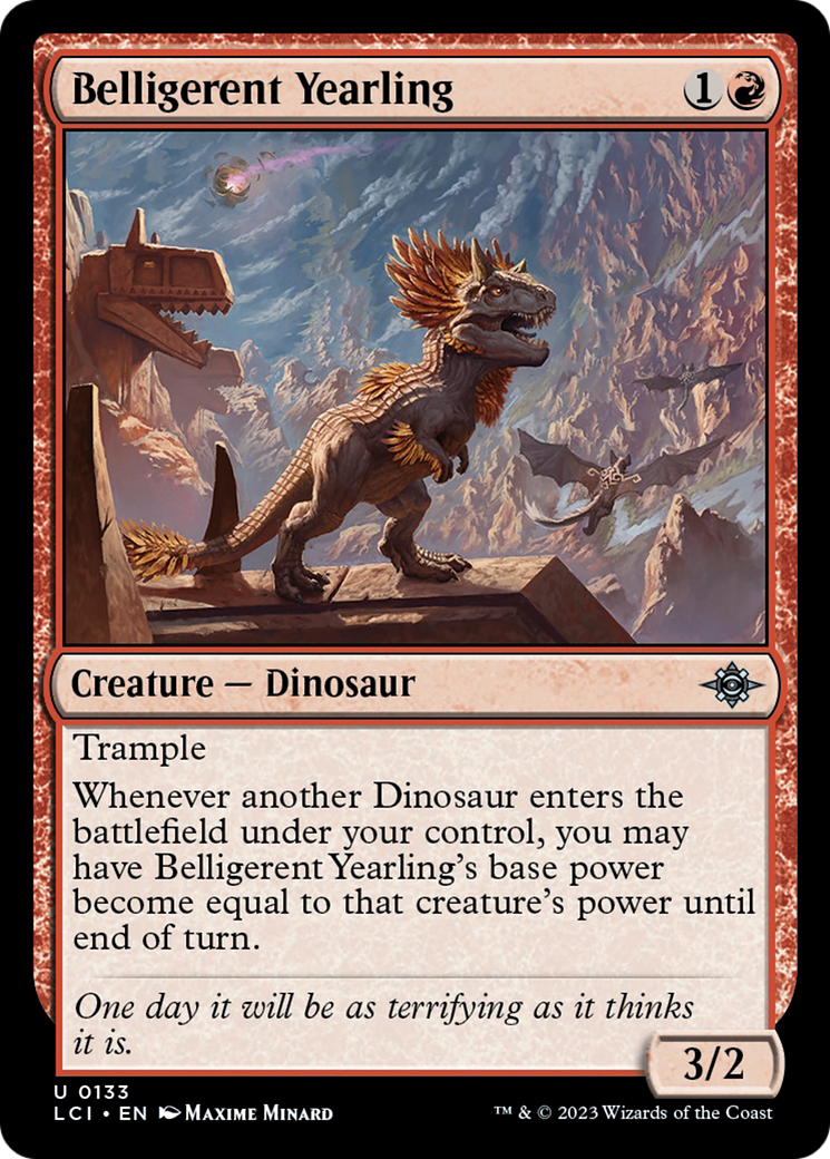 Belligerent Yearling [The Lost Caverns of Ixalan] | Red Riot Games CA