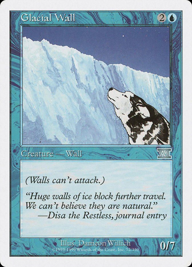 Glacial Wall [Classic Sixth Edition] | Red Riot Games CA