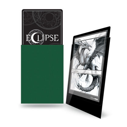 Ultra PRO: Standard 100ct Sleeves - Eclipse Gloss (Forest Green)
