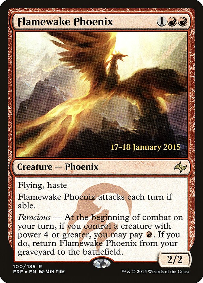 Flamewake Phoenix [Fate Reforged Prerelease Promos] | Red Riot Games CA