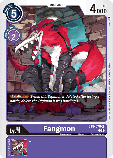 Fangmon [BT8-076] [New Awakening] | Red Riot Games CA