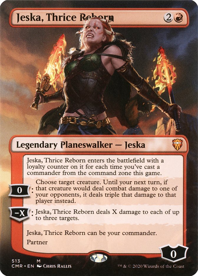 Jeska, Thrice Reborn (Borderless) [Commander Legends] | Red Riot Games CA