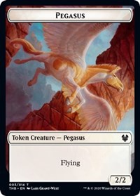 Pegasus // Satyr Double-Sided Token [Theros Beyond Death Tokens] | Red Riot Games CA