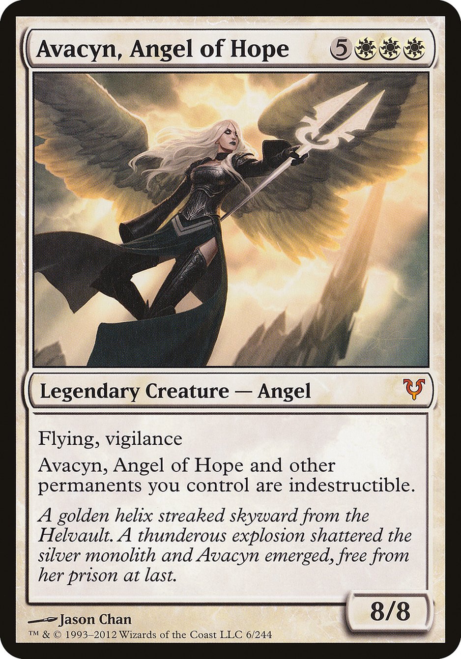 Avacyn, Angel of Hope (Oversized) [Open the Helvault] | Red Riot Games CA