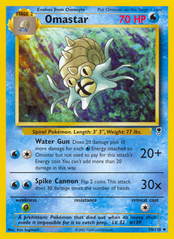 Omastar (58/110) [Legendary Collection] | Red Riot Games CA