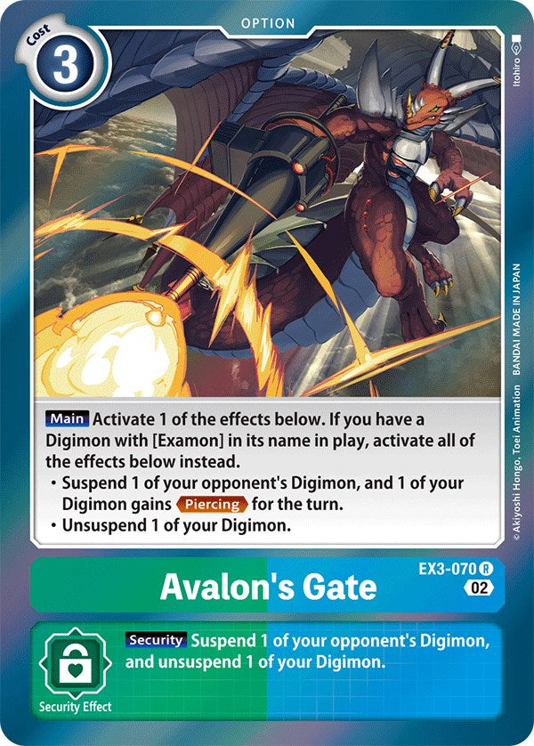 Avalon's Gate [EX3-070] [Draconic Roar] | Red Riot Games CA