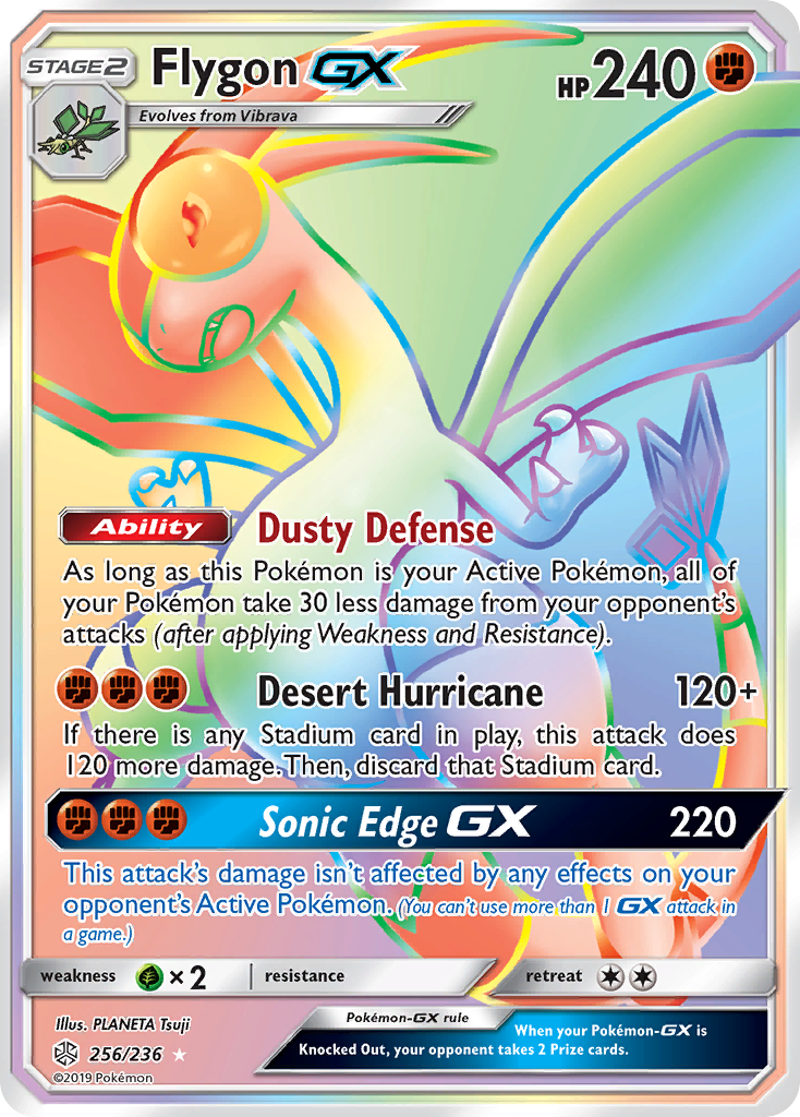 Flygon GX (256/236) [Sun & Moon: Cosmic Eclipse] | Red Riot Games CA