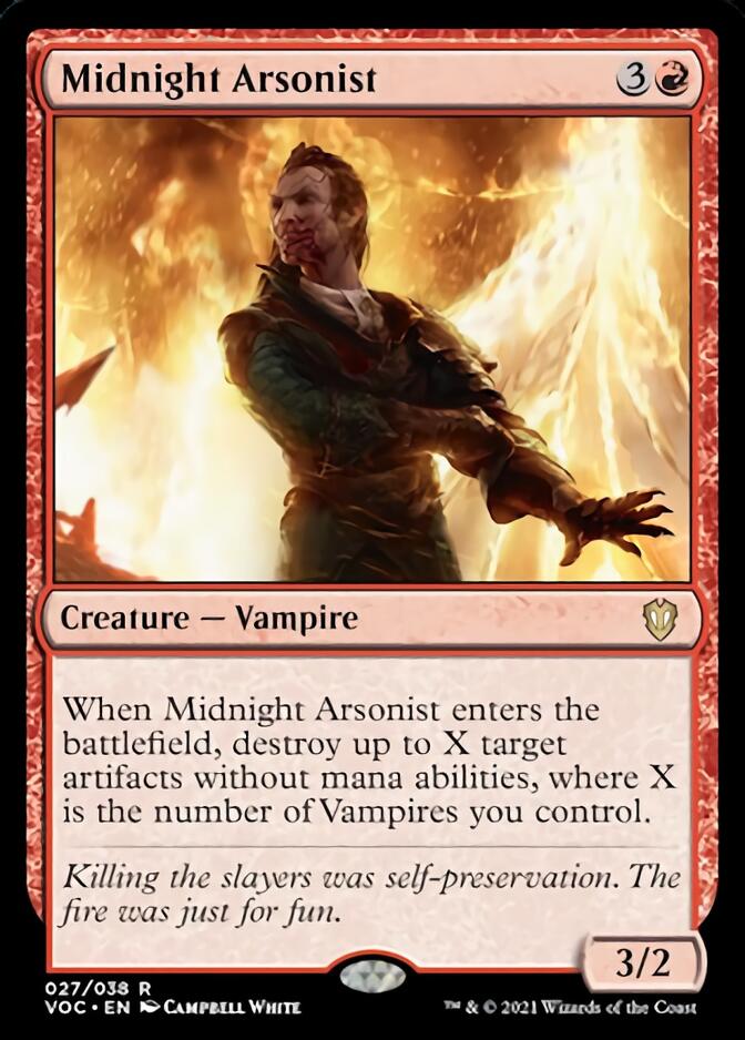 Midnight Arsonist [Innistrad: Crimson Vow Commander] | Red Riot Games CA