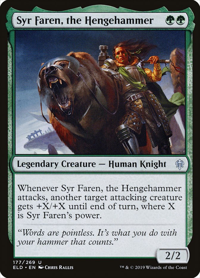 Syr Faren, the Hengehammer [Throne of Eldraine] | Red Riot Games CA