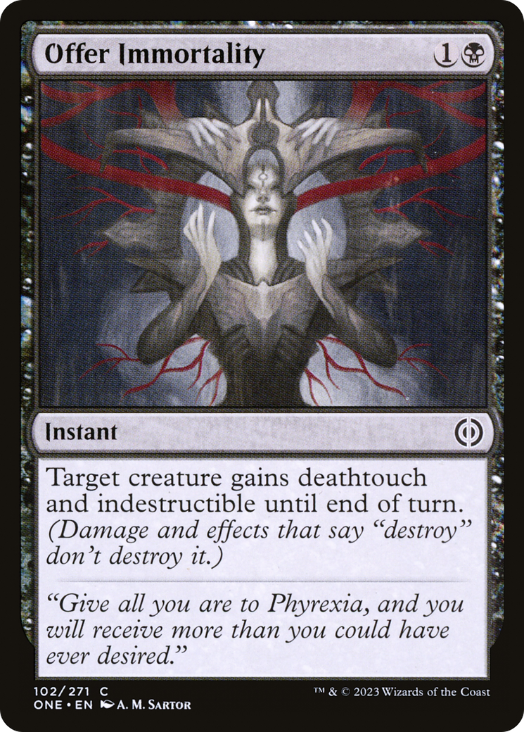 Offer Immortality [Phyrexia: All Will Be One] | Red Riot Games CA