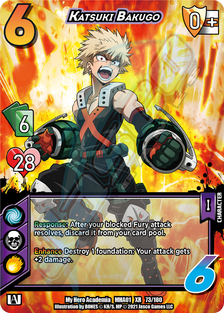 Katsuki Bakugo [Series 1 XR Unlimited] | Red Riot Games CA