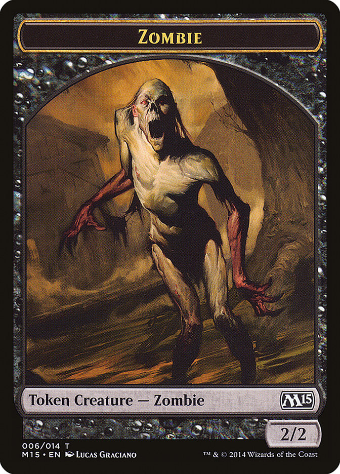 Zombie Token [Magic 2015 Tokens] | Red Riot Games CA