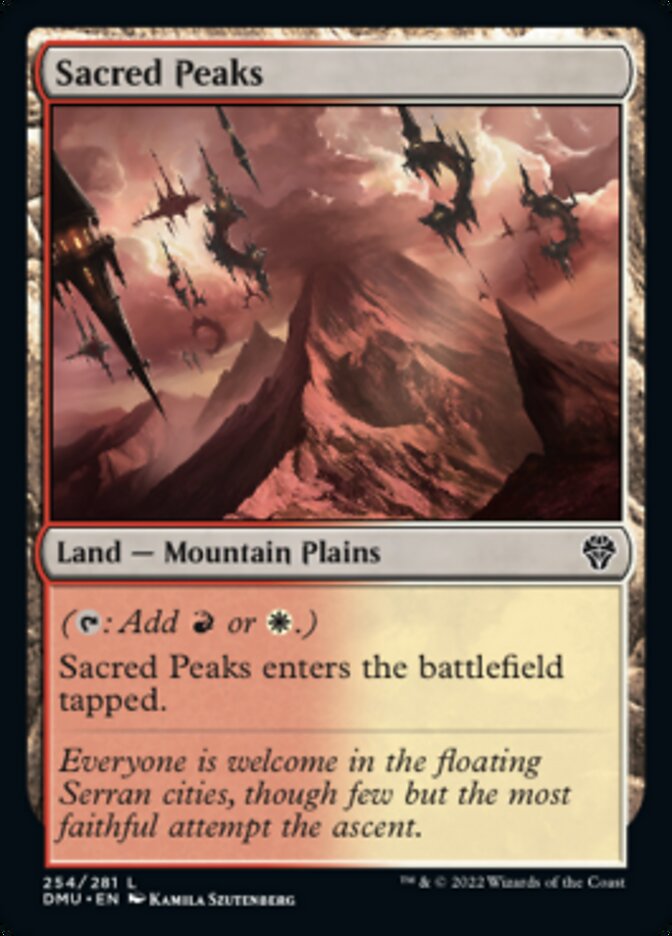 Sacred Peaks [Dominaria United] | Red Riot Games CA