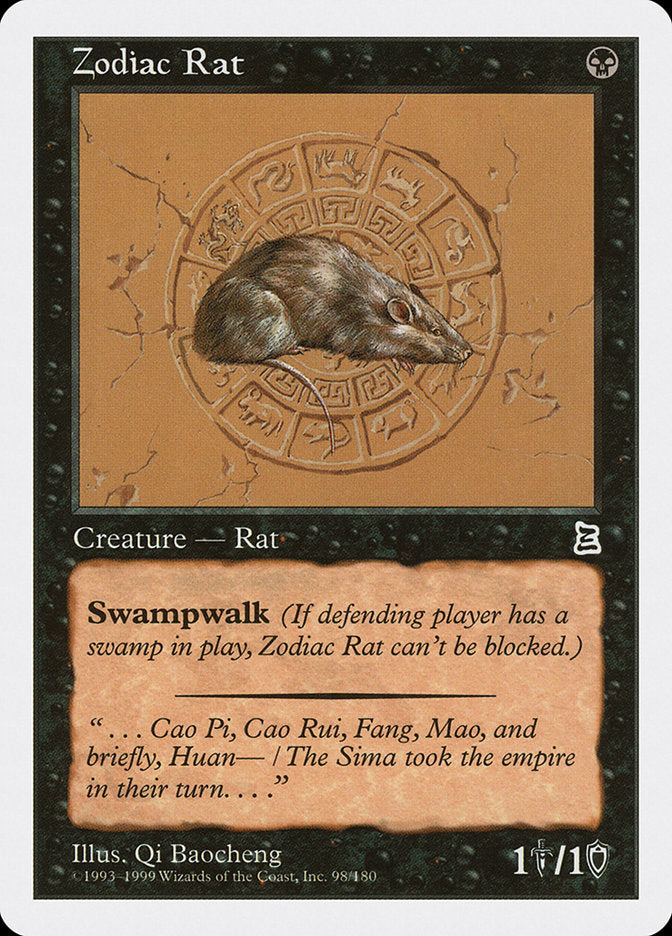 Zodiac Rat [Portal Three Kingdoms] | Red Riot Games CA