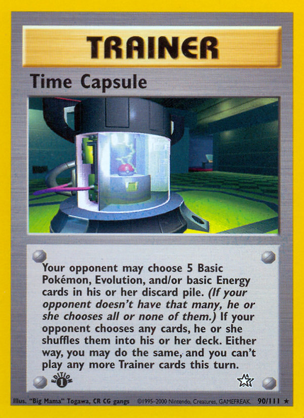 Time Capsule (90/111) [Neo Genesis 1st Edition] | Red Riot Games CA