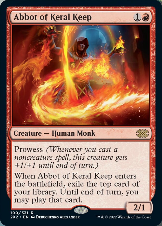 Abbot of Keral Keep [Double Masters 2022] | Red Riot Games CA
