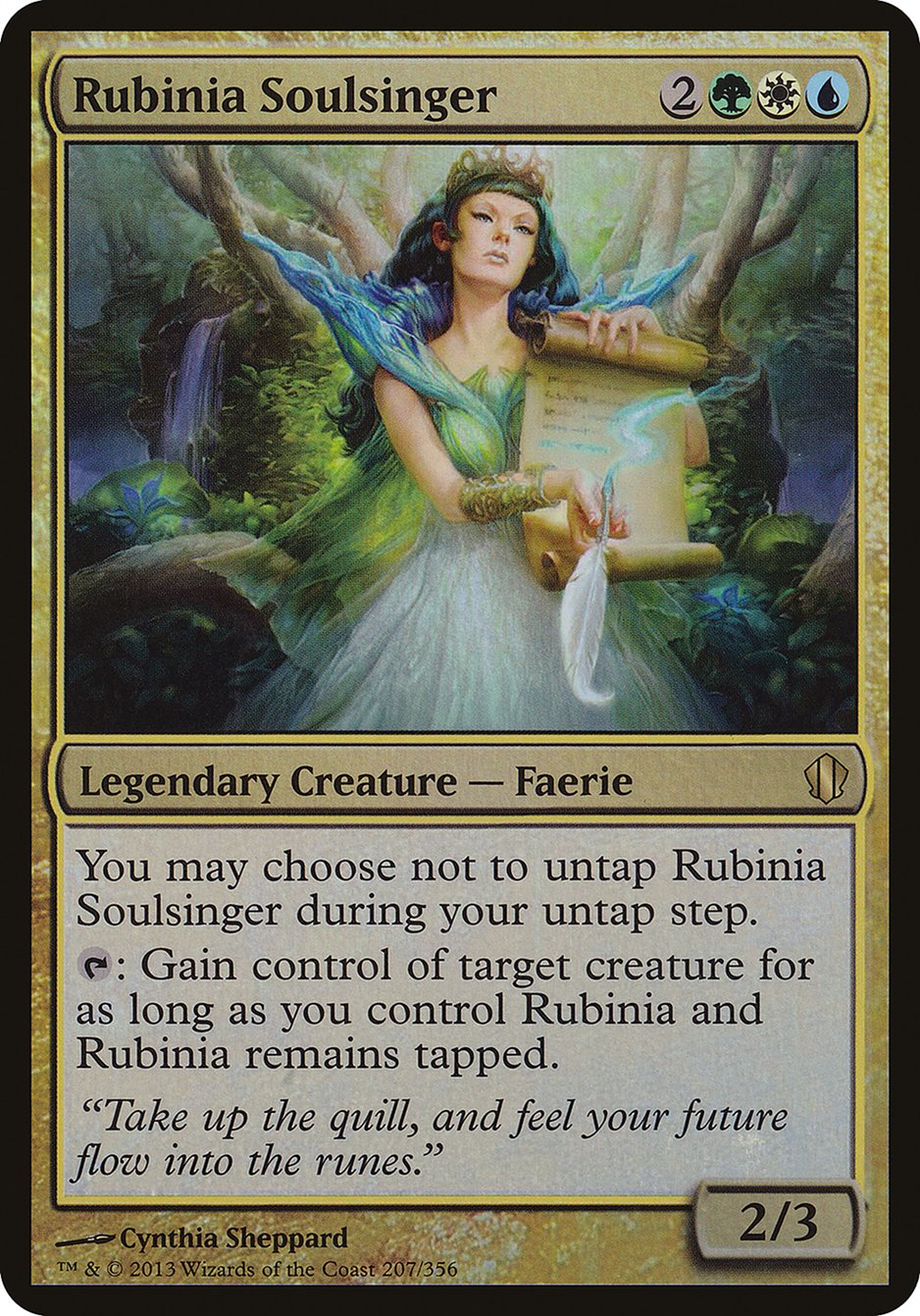 Rubinia Soulsinger (Oversized) [Commander 2013 Oversized] | Red Riot Games CA