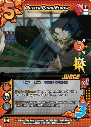 Gutter Punk Elbow (Judge) [Series 1 Promos] | Red Riot Games CA