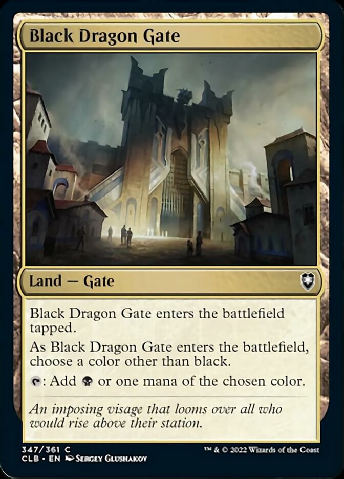 Black Dragon Gate [Commander Legends: Battle for Baldur's Gate] | Red Riot Games CA