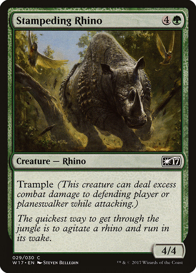 Stampeding Rhino [Welcome Deck 2017] | Red Riot Games CA