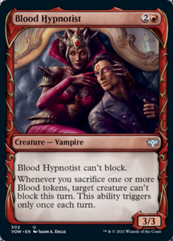Blood Hypnotist (Showcase Fang Frame) [Innistrad: Crimson Vow] | Red Riot Games CA