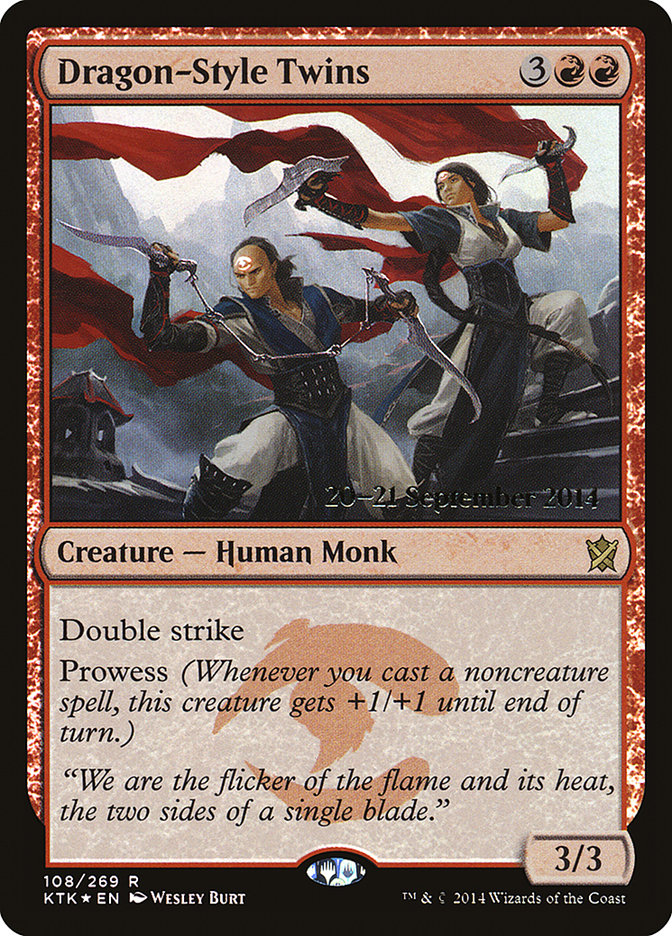 Dragon-Style Twins [Khans of Tarkir Prerelease Promos] | Red Riot Games CA