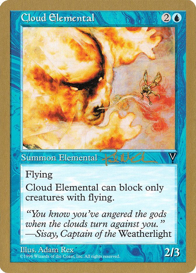 Cloud Elemental (Paul McCabe) [World Championship Decks 1997] | Red Riot Games CA