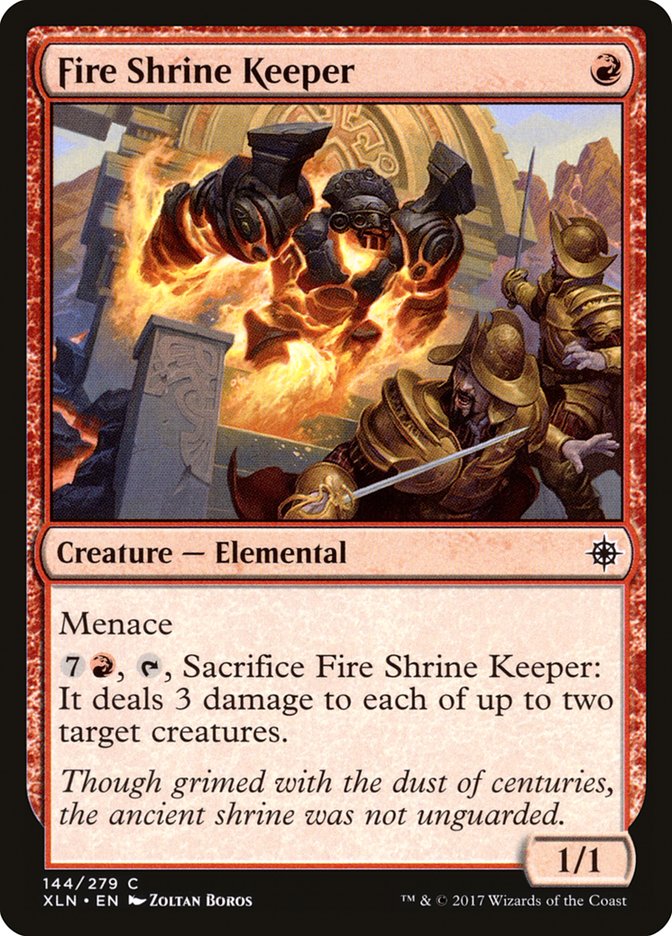 Fire Shrine Keeper [Ixalan] | Red Riot Games CA