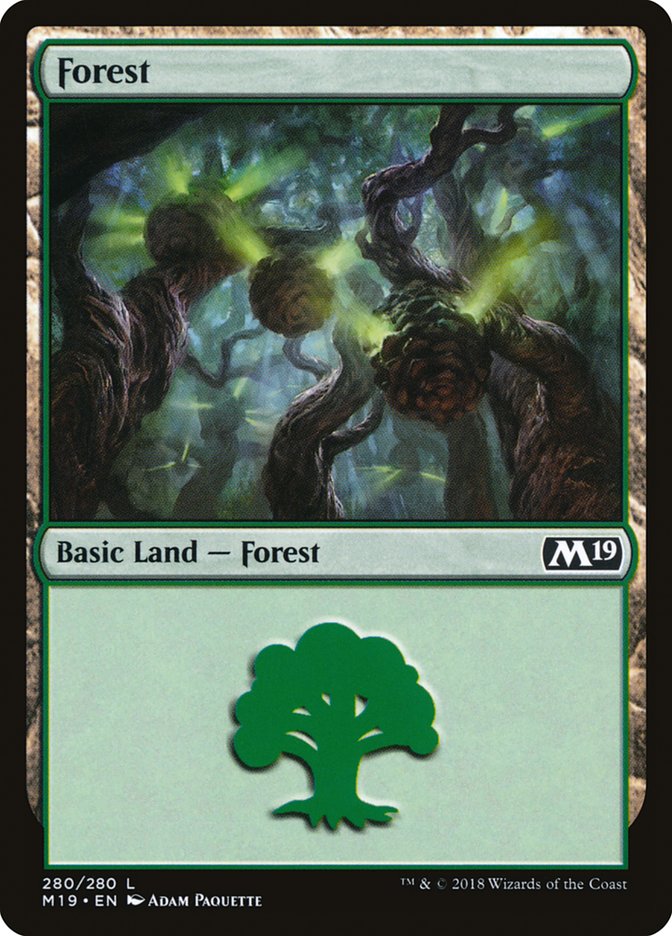 Forest (280) [Core Set 2019] | Red Riot Games CA
