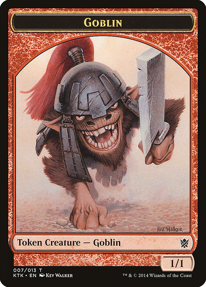 Goblin Token [Khans of Tarkir Tokens] | Red Riot Games CA