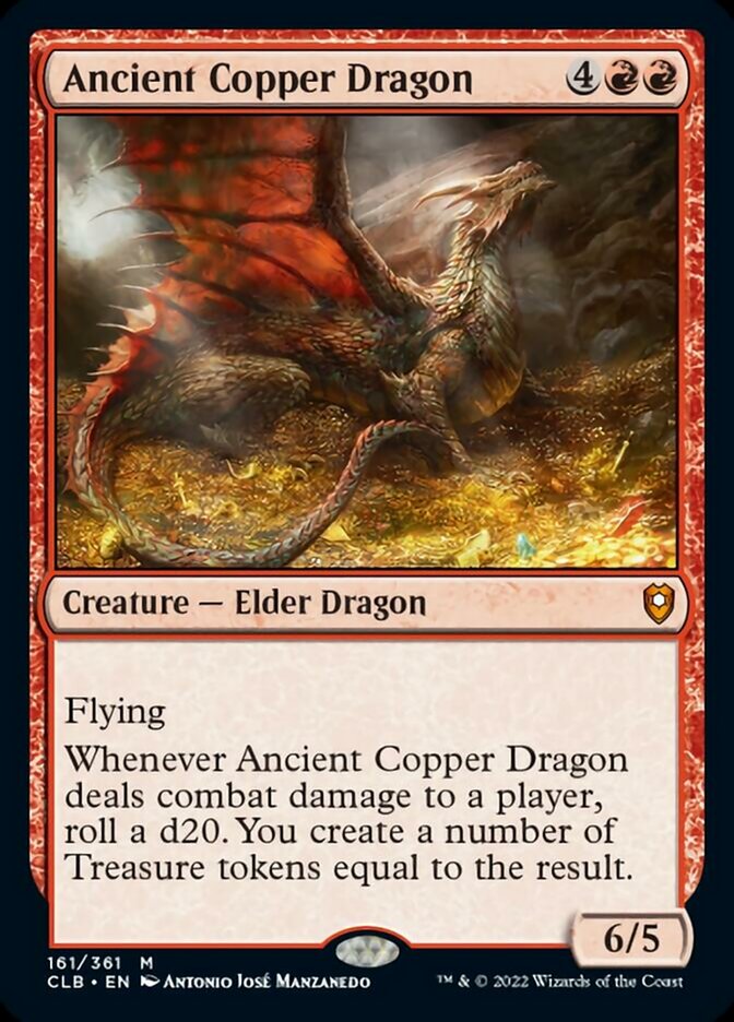 Ancient Copper Dragon [Commander Legends: Battle for Baldur's Gate] | Red Riot Games CA