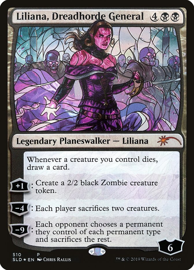 Liliana, Dreadhorde General (Stained Glass) [Secret Lair Drop Promos] | Red Riot Games CA