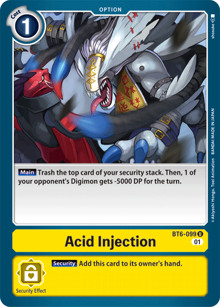Acid Injection [BT6-099] [Double Diamond] | Red Riot Games CA