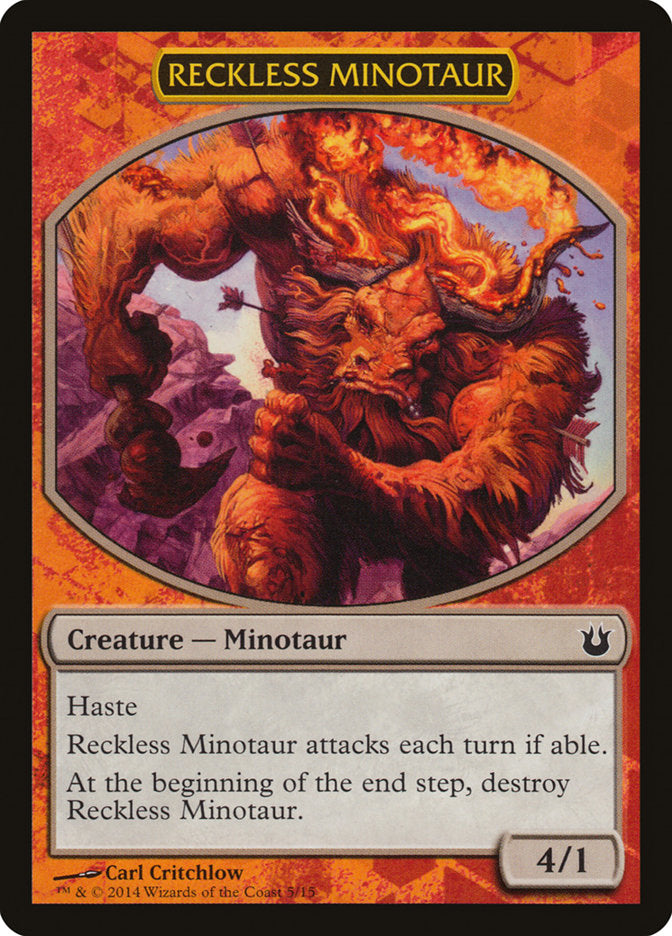 Reckless Minotaur [Born of the Gods Battle the Horde] | Red Riot Games CA
