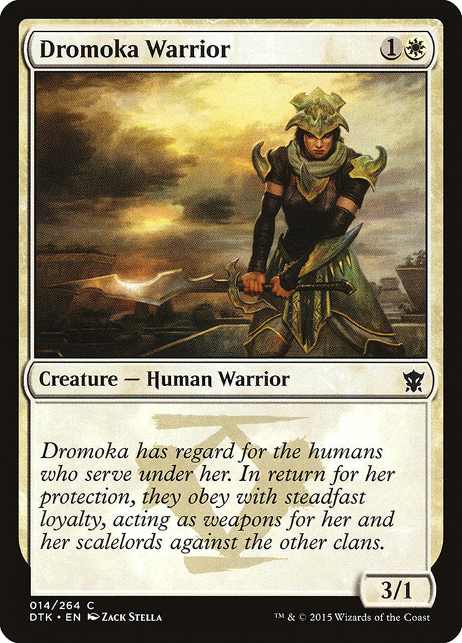 Dromoka Warrior [Dragons of Tarkir] | Red Riot Games CA