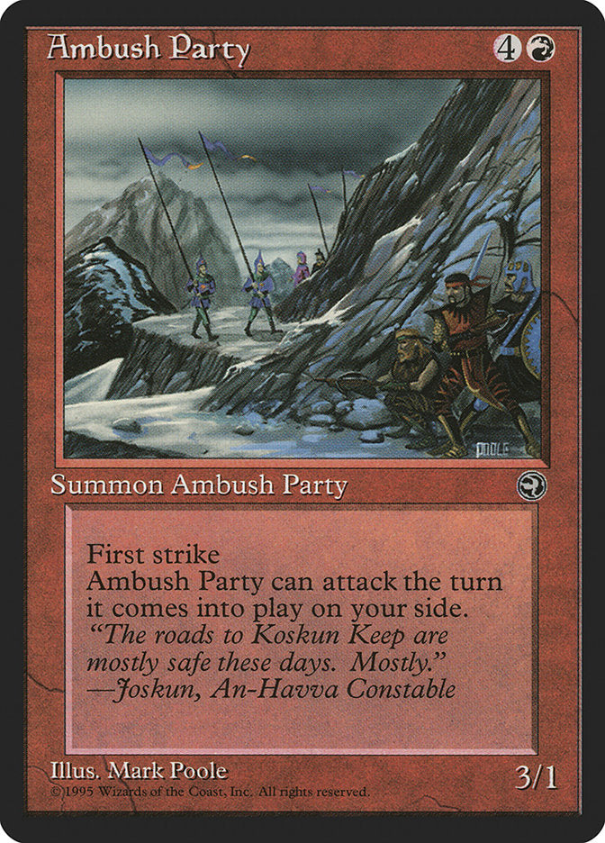 Ambush Party (Joskun Flavor Text) [Homelands] | Red Riot Games CA