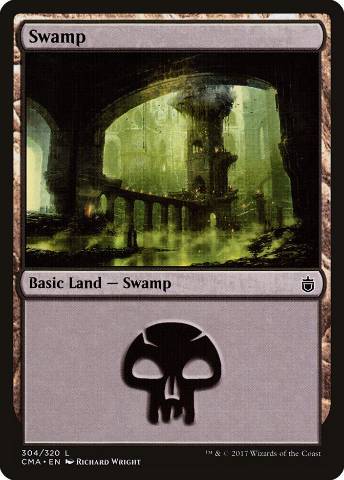Swamp (304) [Commander Anthology] | Red Riot Games CA