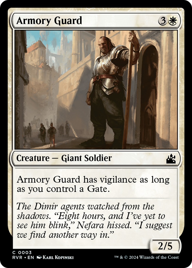 Armory Guard [Ravnica Remastered] | Red Riot Games CA