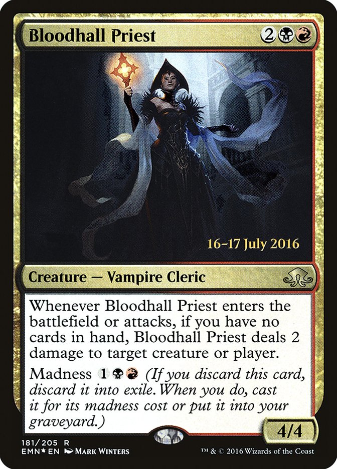 Bloodhall Priest [Eldritch Moon Prerelease Promos] | Red Riot Games CA