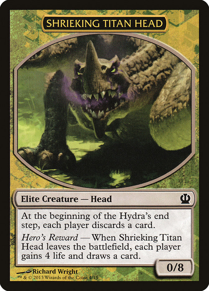 Shrieking Titan Head [Theros Face the Hydra] | Red Riot Games CA