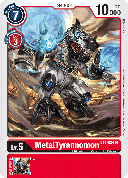 MetalTyrannomon [BT1-024] [Release Special Booster Ver.1.0] | Red Riot Games CA