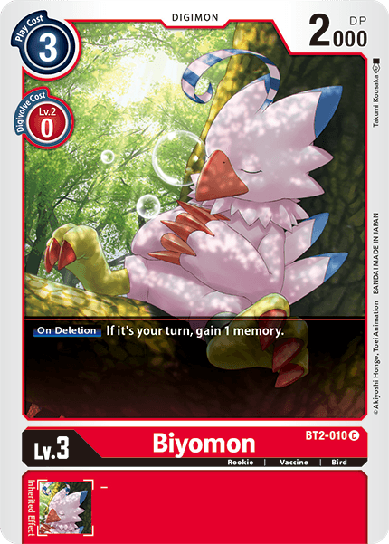 Biyomon [BT2-010] [Release Special Booster Ver.1.5] | Red Riot Games CA
