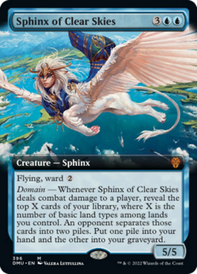 Sphinx of Clear Skies (Extended Art) [Dominaria United] | Red Riot Games CA