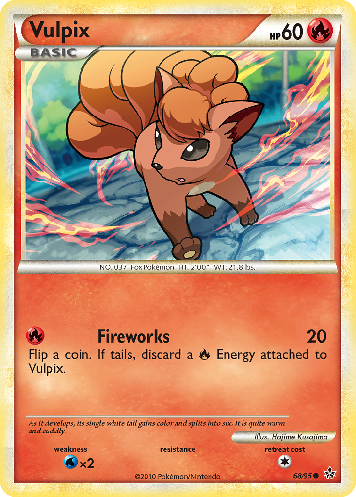 Vulpix (68/95) [HeartGold & SoulSilver: Unleashed] | Red Riot Games CA