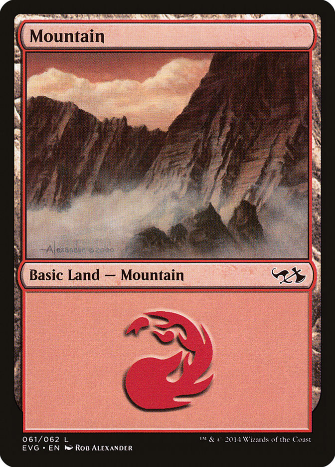 Mountain (61) (Elves vs. Goblins) [Duel Decks Anthology]