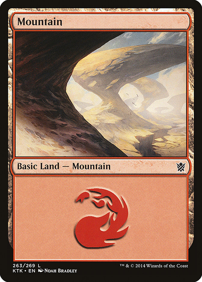 Mountain (263) [Khans of Tarkir] | Red Riot Games CA