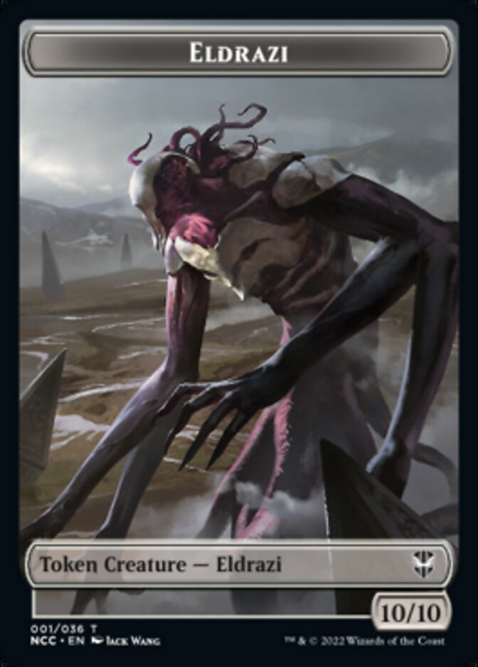 Eldrazi // Human Soldier Double-Sided Token [Streets of New Capenna Commander Tokens] | Red Riot Games CA