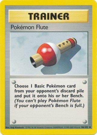 Pokemon Flute (86/102) [Base Set Unlimited] | Red Riot Games CA