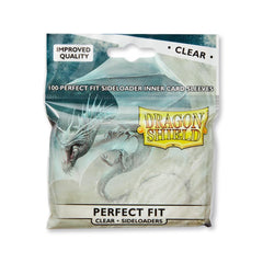 Dragon Shield Perfect Fit Sideloaders Sleeve - Clear  100ct | Red Riot Games CA